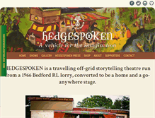 Tablet Screenshot of hedgespoken.org